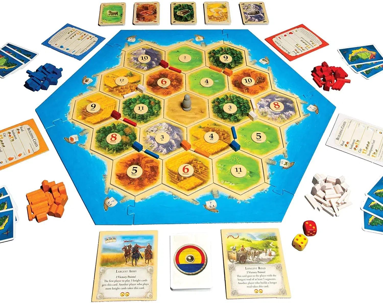 Découvrez les nouveaux éléments passionnants de la grande boîte Catan