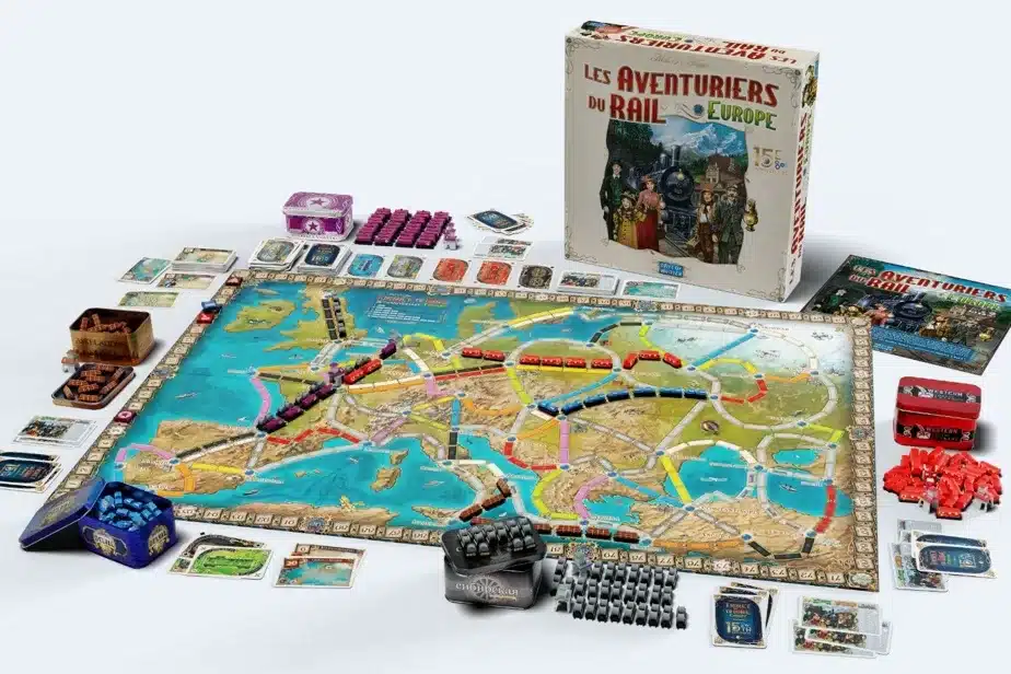 Les Aventuriers du Rail : Europe – Un jeu de stratégie ferroviaire passionnant