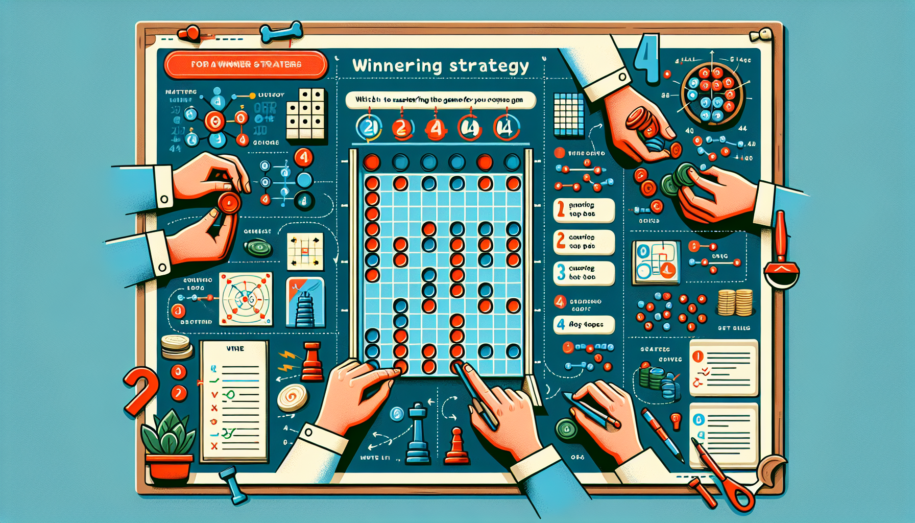 Puissance 4 - Jeu de societe de stratégie - Jeux classiques