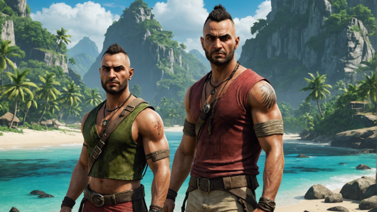 échappez à la mort sur l'île du chaos dans far cry : escape from rook islands - extension vaas & pagan. survivez aux dangers et échappez aux redoutables vaas & pagan.