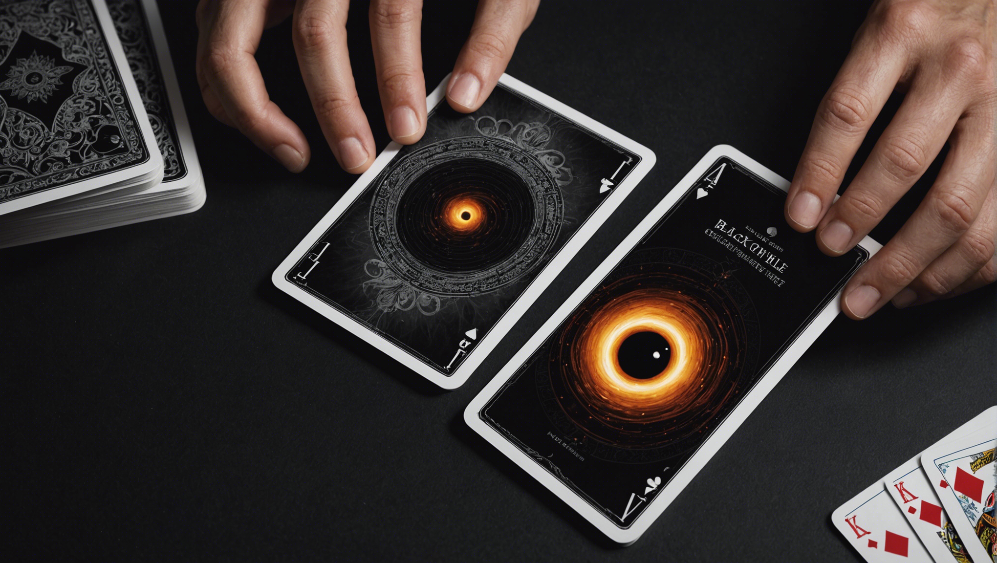 découvrez une analyse captivante du jeu de cartes trou noir, explorant sa gravité narrative et son suspense palpitant.