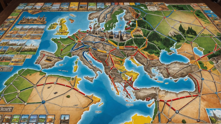 plongez dans l'univers captivant des aventuriers du rail europe, le jeu de société incontournable pour les amateurs de voyages ferroviaires. créez des itinéraires stratégiques à travers les plus belles villes d'europe et défiez vos amis dans une aventure palpitante. parfait pour des soirées en famille ou entre amis, ce jeu promet des heures de plaisir et de convivialité.