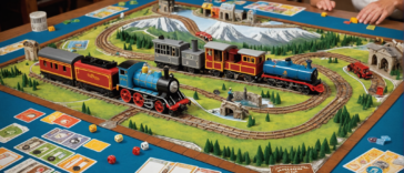 découvrez les aventuriers du rail, le jeu de société parfait pour animer vos soirées entre amis ! partez à l'aventure en construisant des chemins de fer, tout en rivalisant de stratégie et de bonne humeur. un must-have pour des moments ludiques inoubliables !