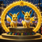 découvrez l'illustration spéciale rare de jolteon ex, mettant en avant le charme unique du festival terastal ex. ne manquez pas cette opportunité de plonger dans un univers fantastique rempli de surprises et de collecter cette pièce exceptionnelle pour votre collection !