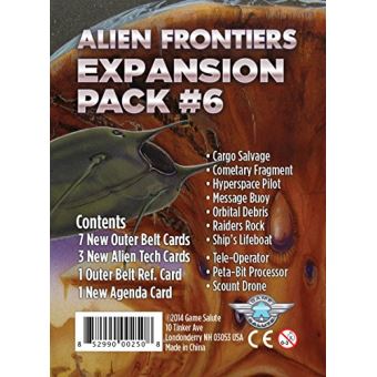 découvrez l'extension d'alien frontiers, un jeu de stratégie captivant qui enrichit l'expérience de jeu avec de nouvelles mécaniques, des factions inédites et des défis passionnants. explorez l'univers et construisez votre empire intergalactique dès maintenant!