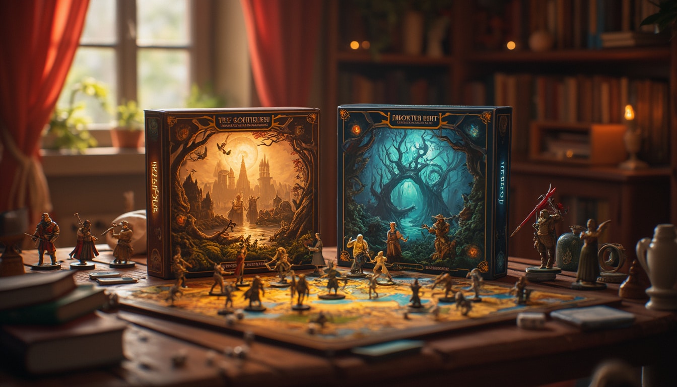 découvrez deux nouveaux jeux de société miniatures inspirés de l'univers captivant de the witcher, désormais disponibles sur amazon. parfaits pour les fans de la saga, ces jeux offrent une expérience immersive et stratégique. ne manquez pas l'opportunité d'ajouter ces joyaux à votre collection !