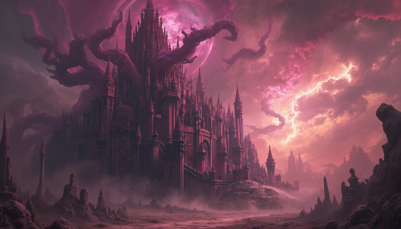 L’Imposant Palais de Slaanesh dans l’univers de Warhammer 40K