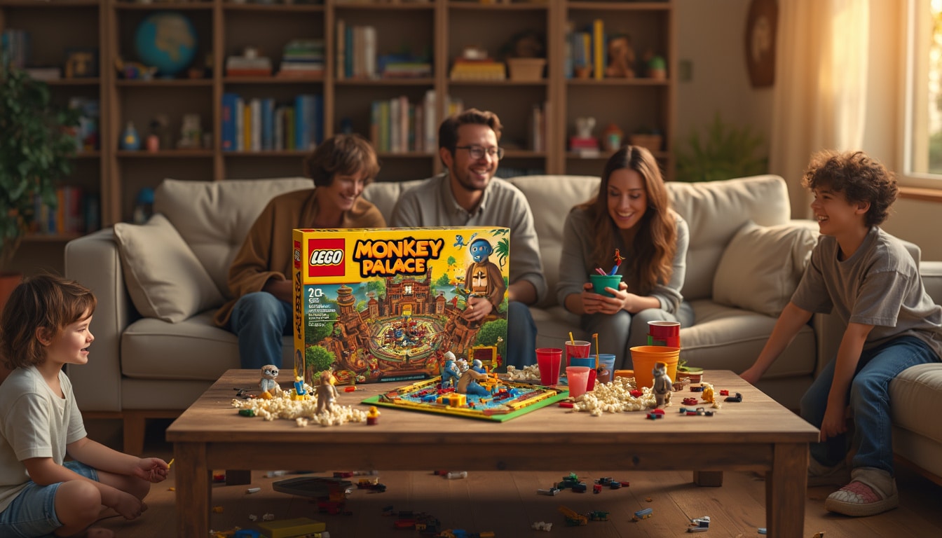 découvrez le jeu de société lego monkey palace, désormais à prix réduit ! profitez de cette première grande remise pour plonger dans l'univers amusant et coloré de lego, où stratégies et aventures s'entremêlent. ne manquez pas cette occasion de divertir toute la famille !