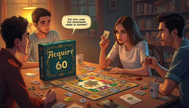 découvrez notre critique détaillée de l'édition 60e anniversaire du jeu de société acquire. plongez dans l'univers stratégique de ce classique du jeu de gestion, avec ses nouvelles mécaniques et ses illustrations revisitées. parfait pour les amateurs de jeux de société et les collectionneurs!