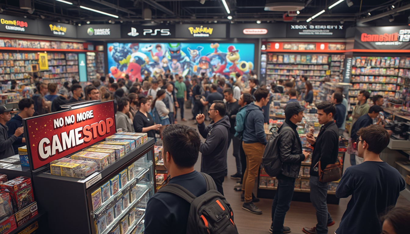 GameStop met un terme aux précommandes des cartes Pokémon TCG en magasin et sur son site web !