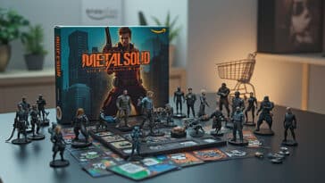 découvrez le jeu de société metal gear solid, désormais disponible sur amazon ! plongez dans l'univers captivant de la série avec 24 figurines incluses pour une expérience de jeu immersive et stratégique. ne manquez pas cette occasion d'ajouter une pièce incontournable à votre collection !