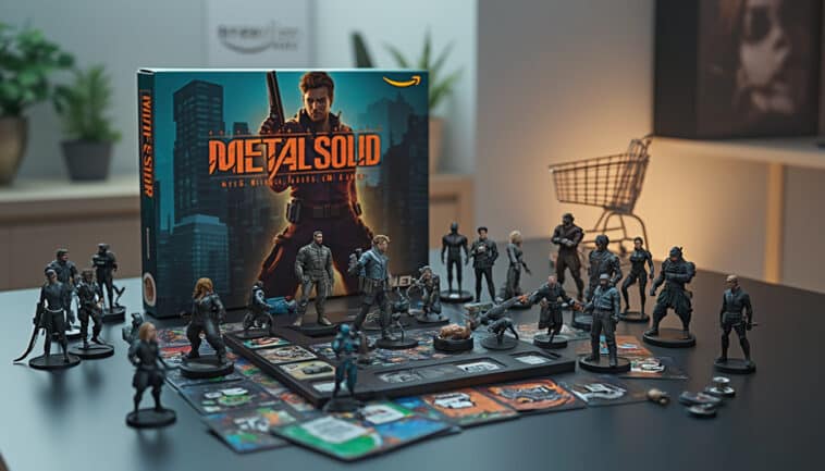 découvrez le jeu de société metal gear solid, désormais disponible sur amazon ! plongez dans l'univers captivant de la série avec 24 figurines incluses pour une expérience de jeu immersive et stratégique. ne manquez pas cette occasion d'ajouter une pièce incontournable à votre collection !