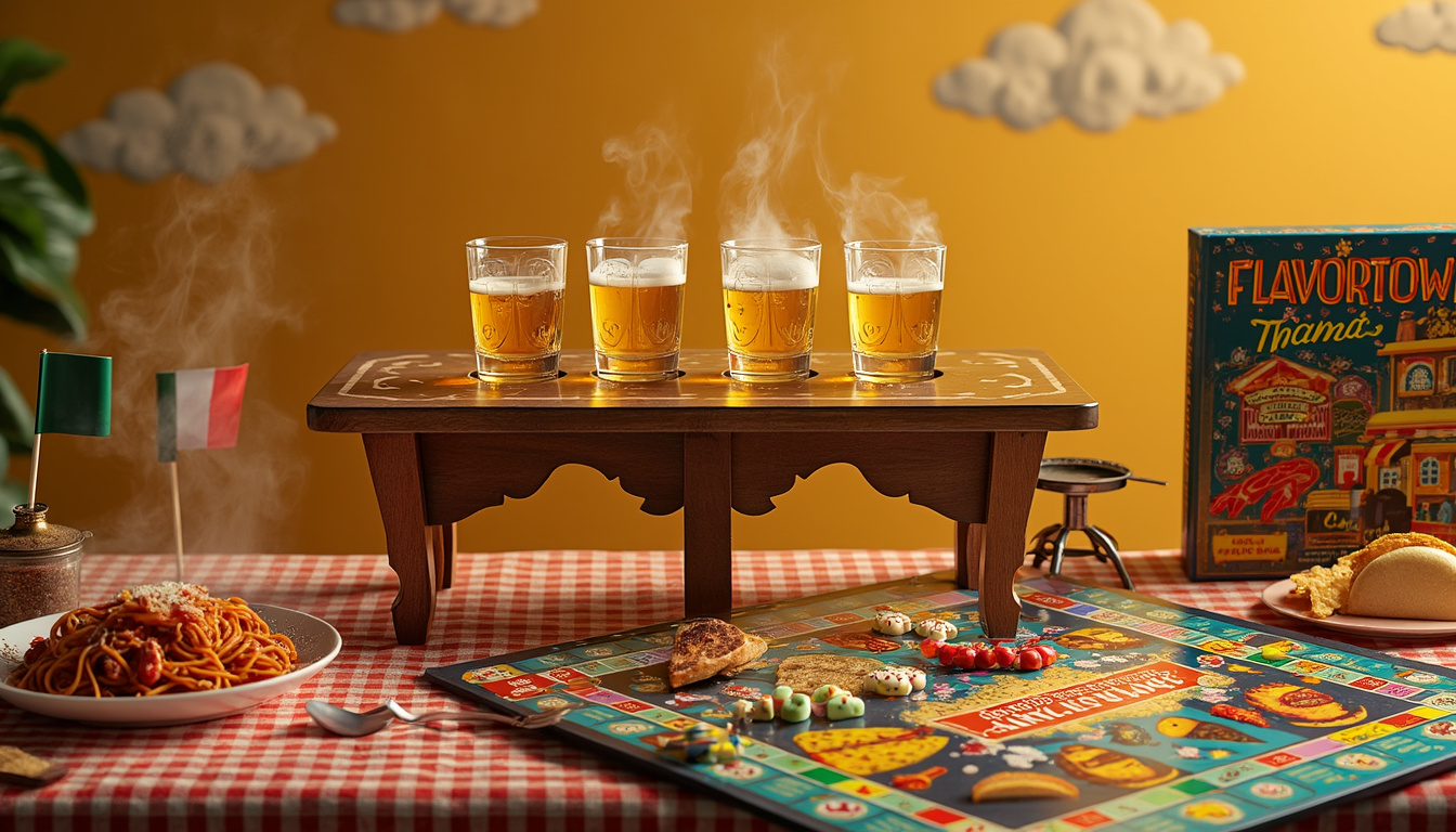 découvrez notre sélection des meilleurs jeux de société sur le thème de la nourriture, allant du monopoly flavortown aux soirées beer pong élégantes. parfait pour les amateurs de gastronomie et de divertissement, ces jeux promettent des heures de fun et de convivialité autour de la table !