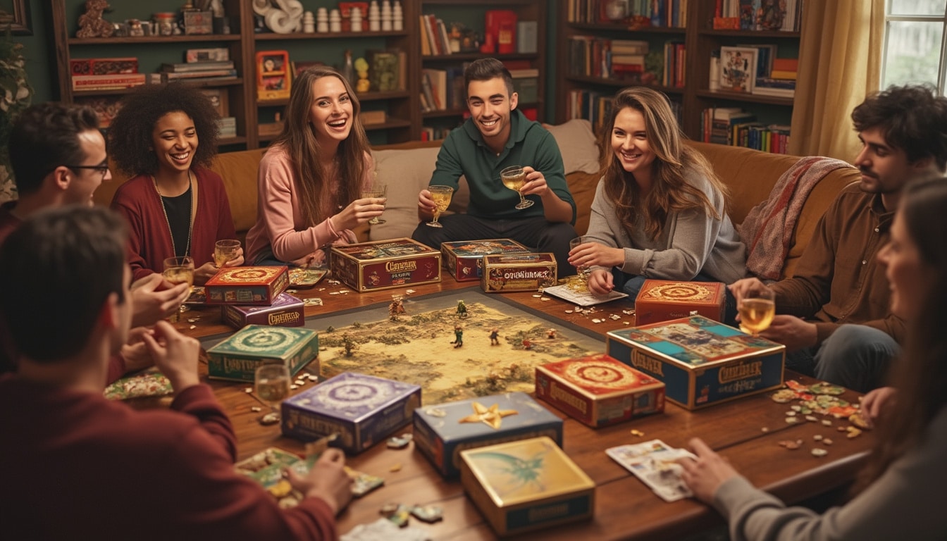 découvrez notre sélection des meilleurs jeux de société pour animer vos soirées entre amis ou en famille. des classiques intemporels aux nouveautés captivantes, trouvez le jeu parfait pour tous les goûts et toutes les occasions !