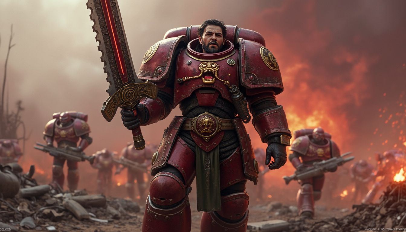 découvrez l'univers fascinant de warhammer 40k à travers le personnage emblématique de gabriel seth, le maître des déchireurs de chair. plongez dans ses exploits épiques, son leadership audacieux et le sombre héritage de sa légende, alors qu'il lutte pour défendre l'humanité contre des menaces inimaginables.