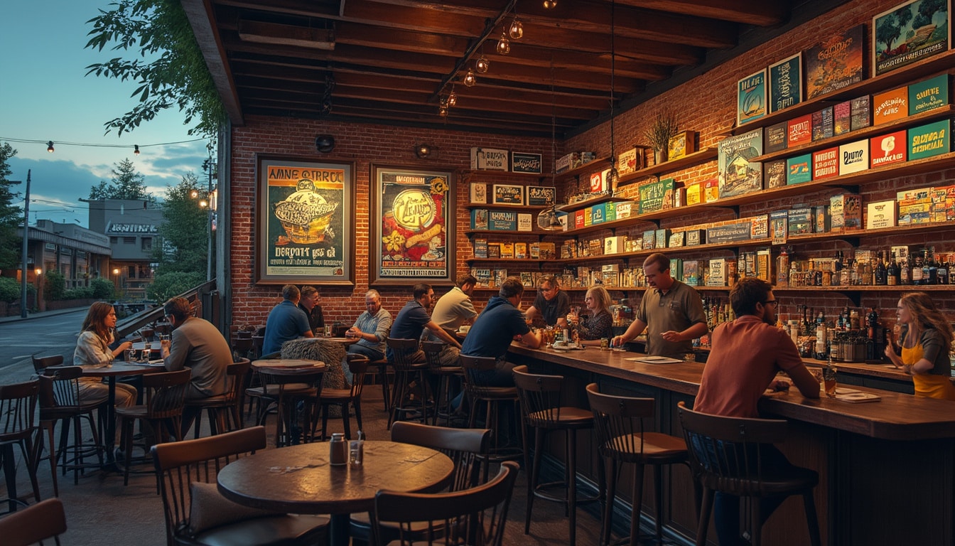 découvrez un bar unique à portland, proposant 200 jeux de société, des en-cas originaux et une ambiance décontractée idéale pour se retrouver entre amis. profitez d'une expérience ludique inoubliable à deux pas de chez vous !