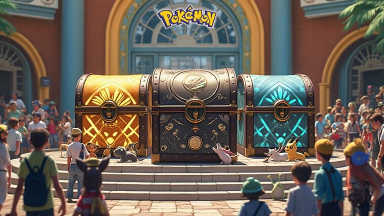 découvrez notre nouvelle collection de coffres en cuir haut de gamme ornés des célèbres pokémon pikachu, umbreon et ditto, maintenant disponibles au pokémon center. offrez à vos objets précieux un rangement élégant et ludique !