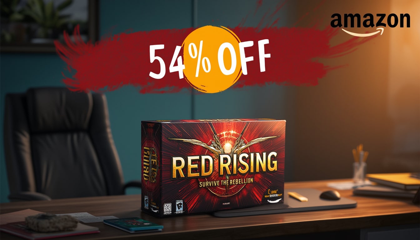 découvrez le jeu de société red rising avec une remise exceptionnelle de 54 % sur amazon. plongez dans un univers stratégique captivant et bénéficiez d'une offre limitée pour enrichir vos soirées en famille ou entre amis !