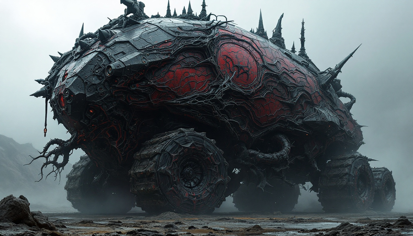 plongez dans l'univers sombre de warhammer 40k avec 'l'esprit vengeur – le char d'abaddon'. découvrez les secrets de ce puissant véhicule et son rôle crucial dans les batailles épiques de la galaxie. préparez-vous à ressentir la colère du chaos et à vous immerger dans une aventure stratégique sans précédent.