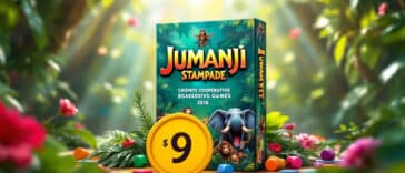 profitez de notre promotion exceptionnelle sur le jeu de société coopératif jumanji stampede, maintenant disponible à seulement 9 dollars ! plongez dans une aventure palpitante en équipe et affrontez des défis passionnants. ne manquez pas cette offre limitée pour vivre des moments inoubliables en famille ou entre amis.