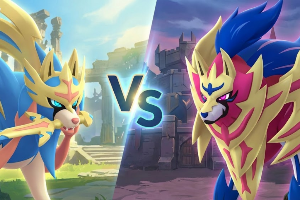 Lequel choisir entre le Pokémon Zamazenta et Zacian ?