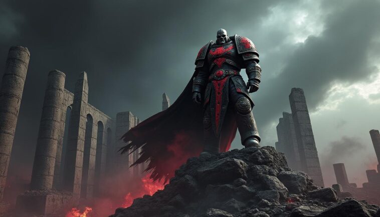 découvrez khârn le traître, le guerrier iconique de warhammer 40k : origines, lore, exploits sanglants et conseils pour le jouer avec les world eaters.