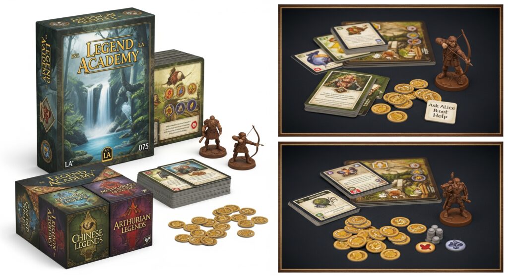 Jeux de société pour les vacances Legend Academy