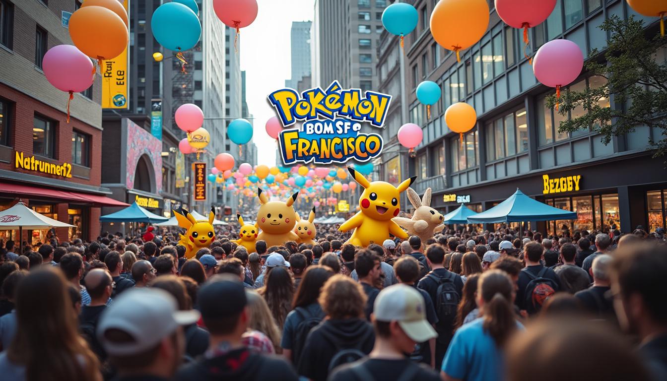 participez à un événement unique à san francisco dédié aux fans de pokemonxp ! découvrez des animations, des rencontres exclusives et vivez la passion pokémon avec d'autres passionnés. ne manquez pas cette célébration inoubliable !