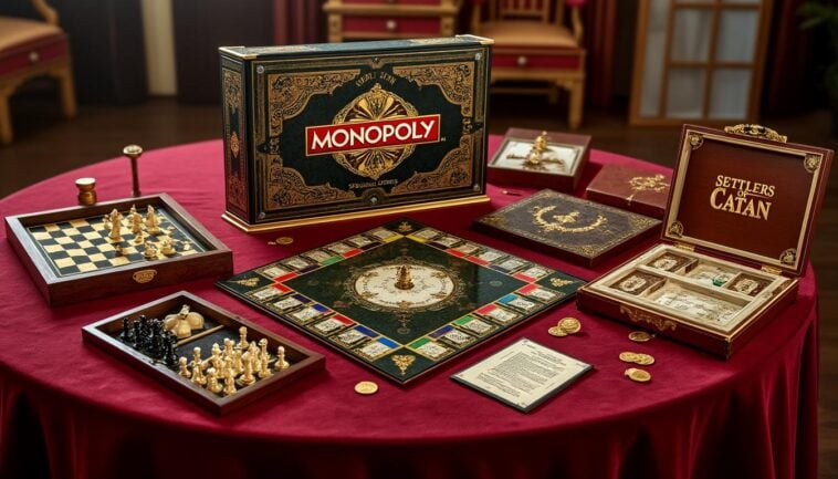 plongez dans l'univers du luxe avec notre sélection des éditions spéciales de jeux de société les plus chères au monde : versions rares, matériaux précieux et exclusivités à découvrir !