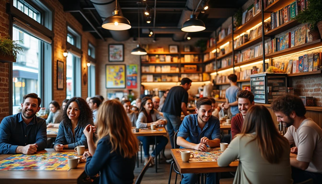 découvrez comment une rencontre imprévue peut révéler des passions partagées pour les jeux de société, les thrillers captivants et le dynamisme de la vie citadine. une histoire où émotions et centres d'intérêt se croisent.