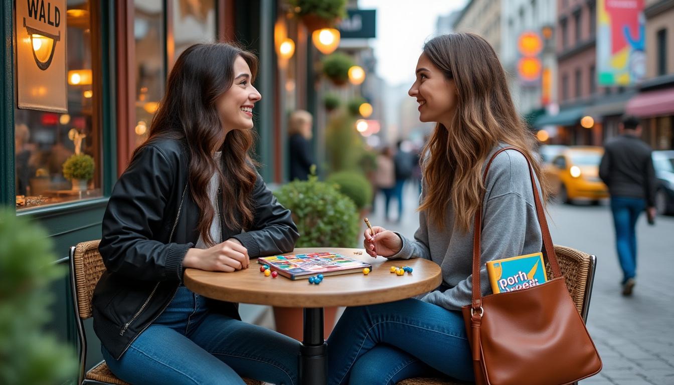 rendez-vous inattendu : nos passions communes pour les jeux de société, les thrillers et la vie citadine