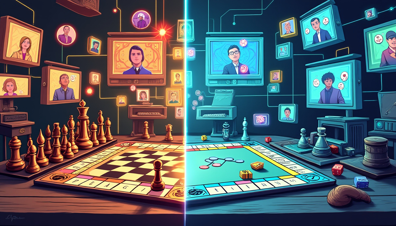 Hérésie ludique : Les jeux de société qui s’épanouissent en ligne par rapport à leur version traditionnelle