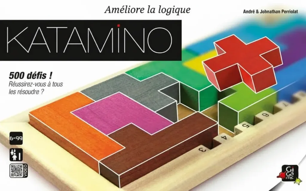 le jeu de logique KATAMINO, spécialement recommandé pour la rentrée