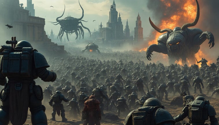 découvrez une armée de départ à 1000 points pour chaque faction de warhammer 40k ! idéal pour débuter, optimiser vos choix et construire votre force dans l'univers de warhammer 40 000.
