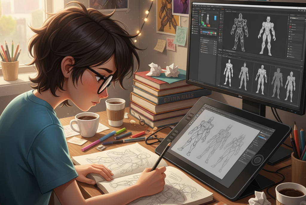 Comment devenir dessinateur de jeux vidéos ?