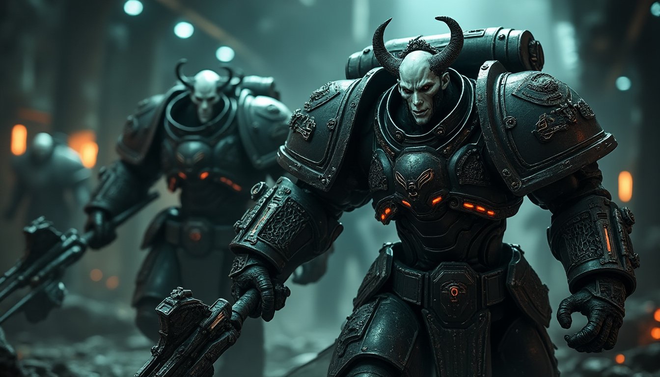 découvrez l’univers sombre des incubi drukhari dans warhammer 40k : leur histoire, leur rôle parmi les aeldari noirs et leurs techniques de combat redoutables.