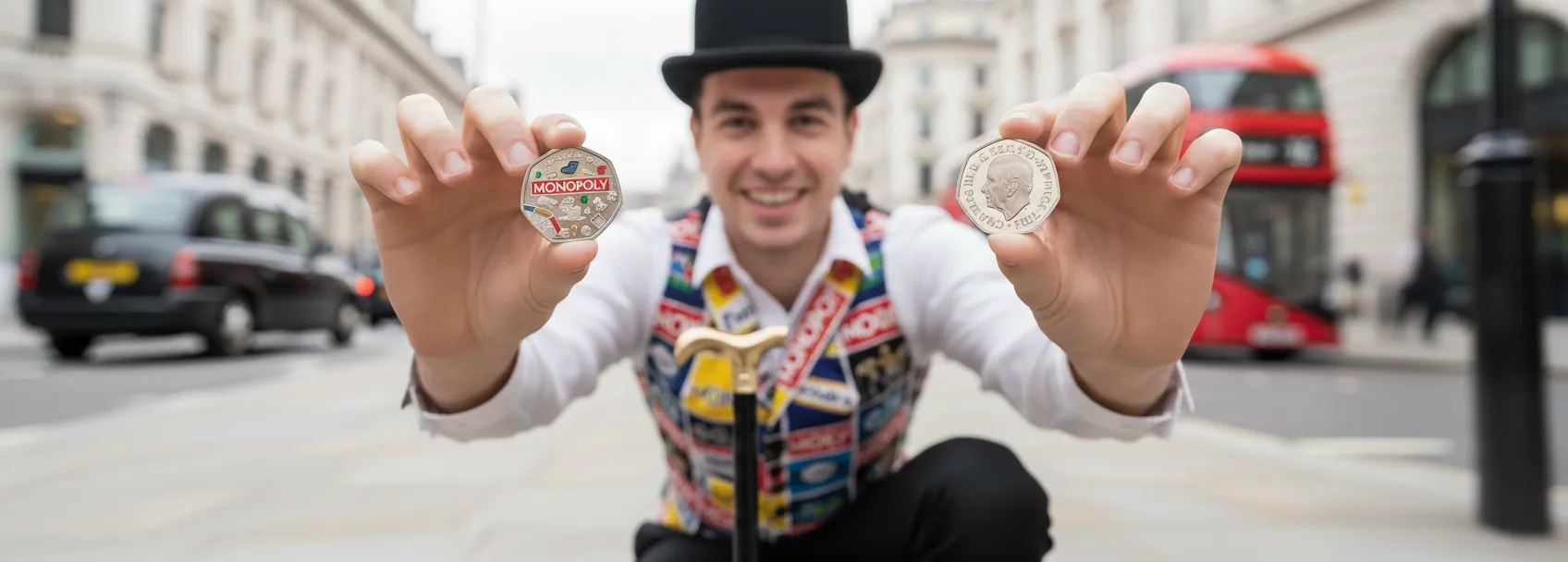 Pièce Monopoly rare 90th anniversaire