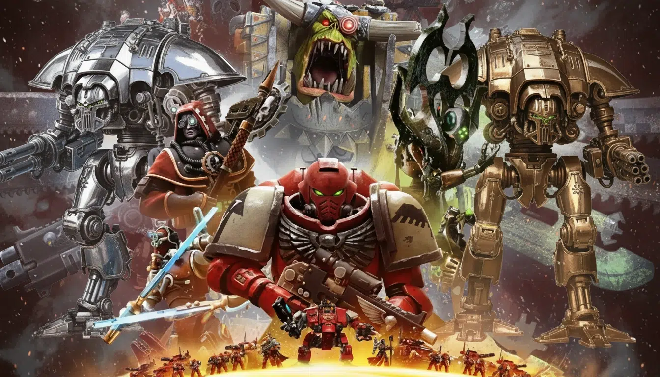 Warhammer 40K : les titans de guerre, des machines divines au cœur des batailles