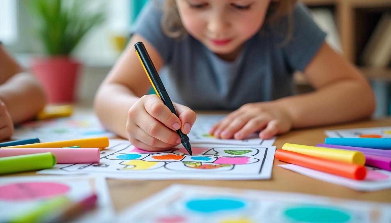 apprends à créer facilement ton propre jeu de société en utilisant simplement du carton et un marqueur. guide étape par étape pour une activité ludique et créative.