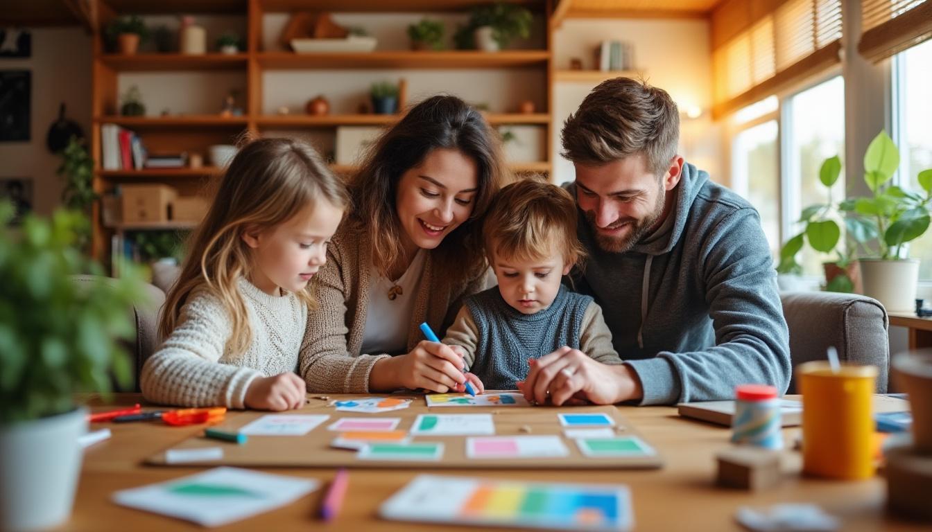 apprends à fabriquer facilement ton propre jeu à la maison en utilisant simplement du carton et un marqueur grâce à notre guide étape par étape.