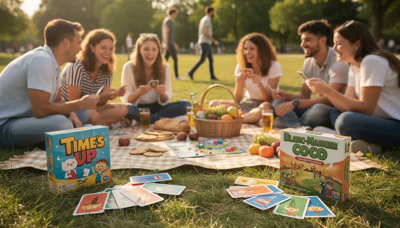 découvrez notre sélection de jeux de société parfaits à emporter pour animer vos pique-niques et garantir des moments conviviaux et ludiques en plein air.