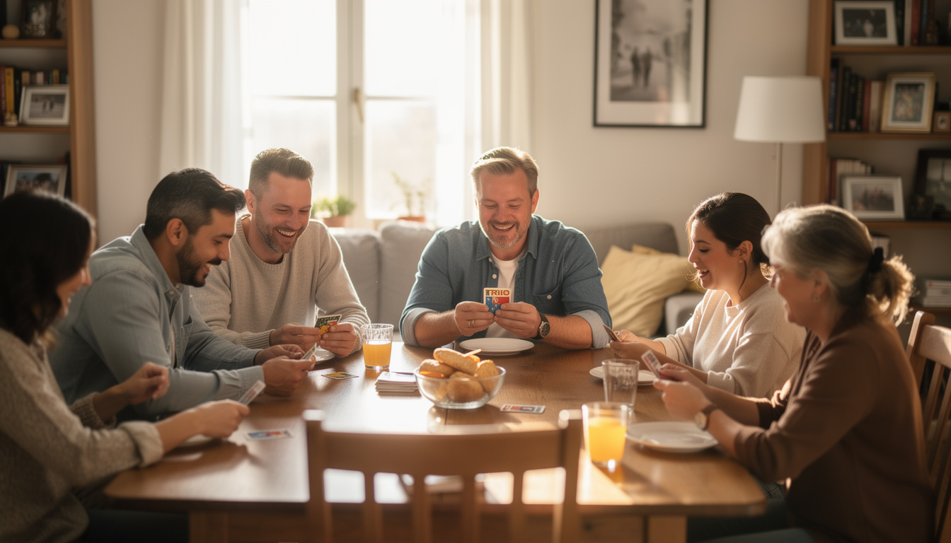 découvrez trio, le jeu de société familial le plus recherché du moment, idéal pour des parties ludiques et conviviales en famille ou entre amis.