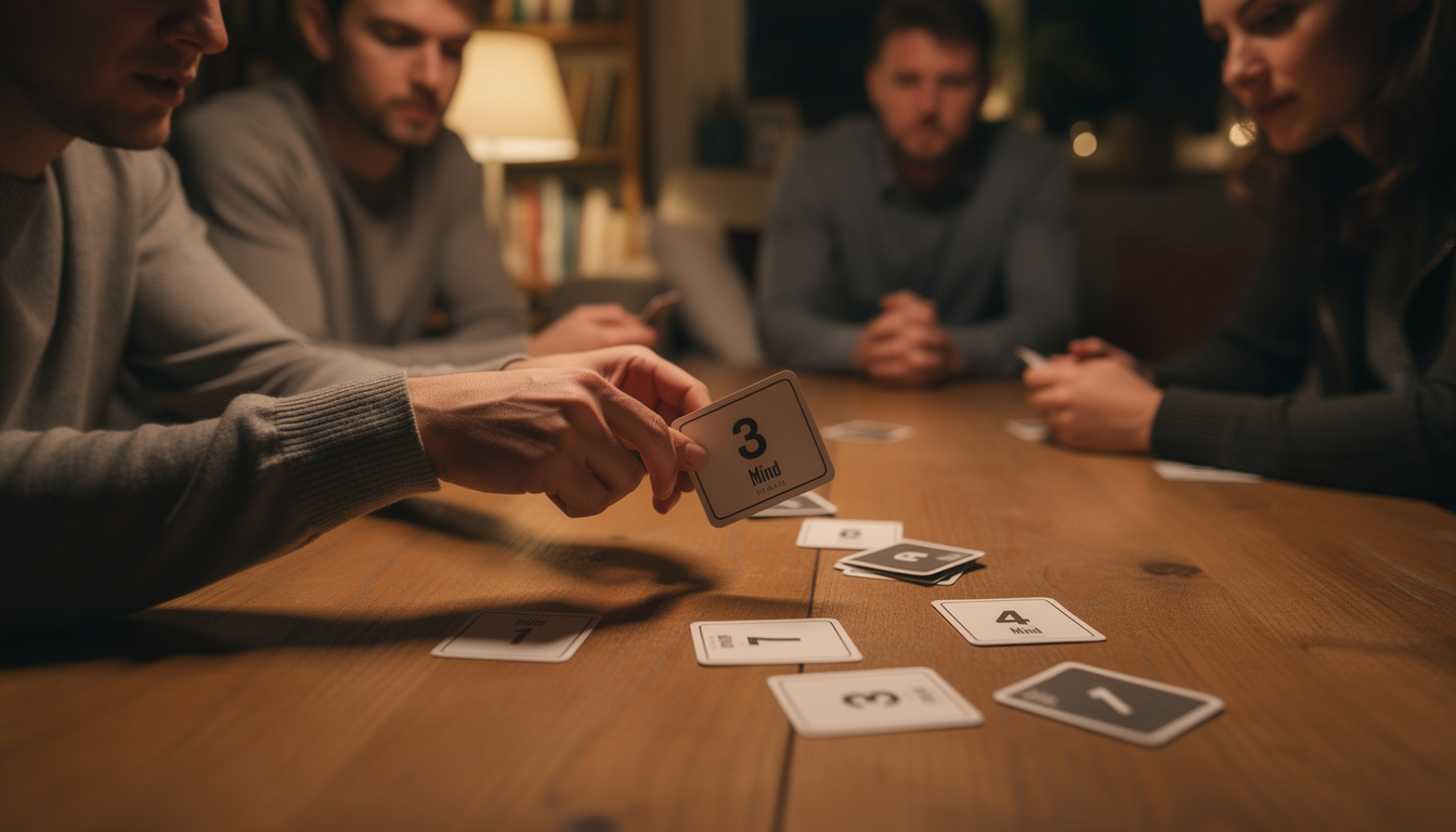 découvrez the mind, un jeu d’ambiance captivant qui stimule la coopération et la réflexion. plongez dans une expérience ludique unique et fascinante à partager entre amis ou en famille.