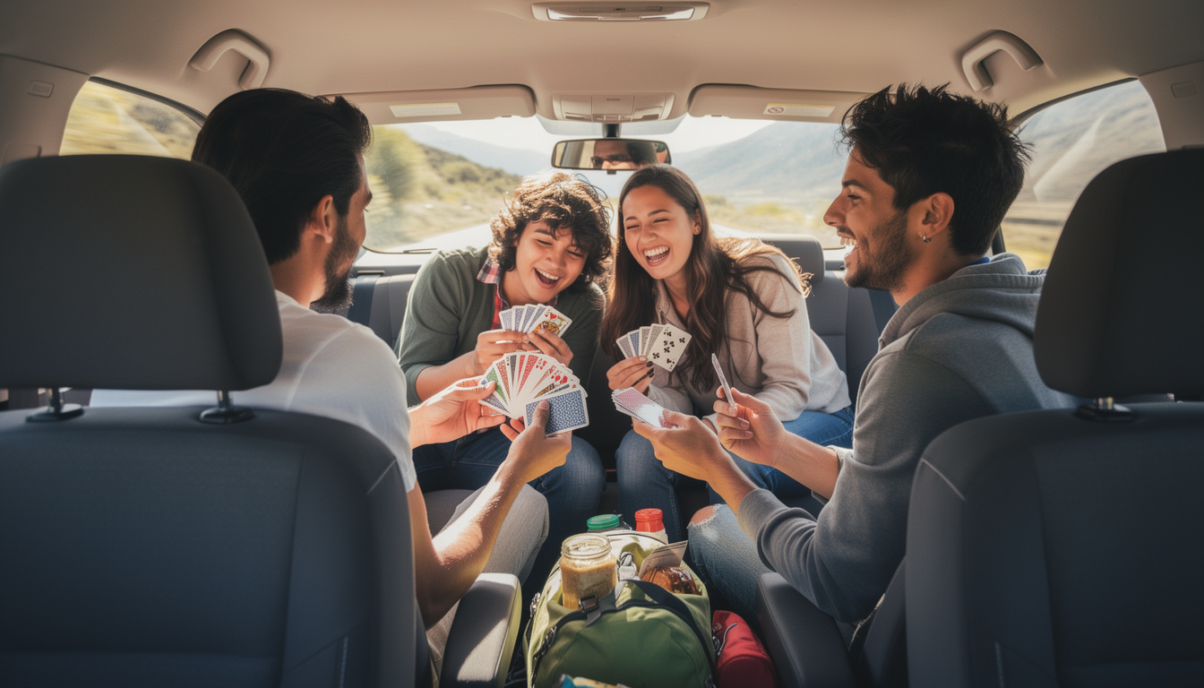 découvrez les meilleurs jeux de cartes pour rendre vos longs trajets en voiture amusants et divertissants en famille ou entre amis.