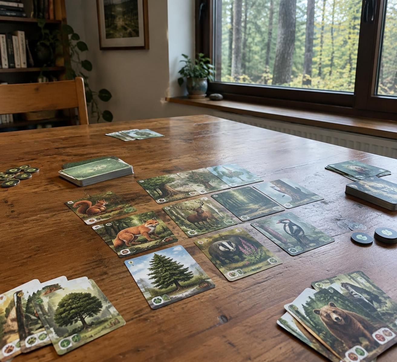 découvrez l’histoire de forêt mixte, le jeu de cartes qui vous invite à créer un écosystème forestier riche et équilibré.